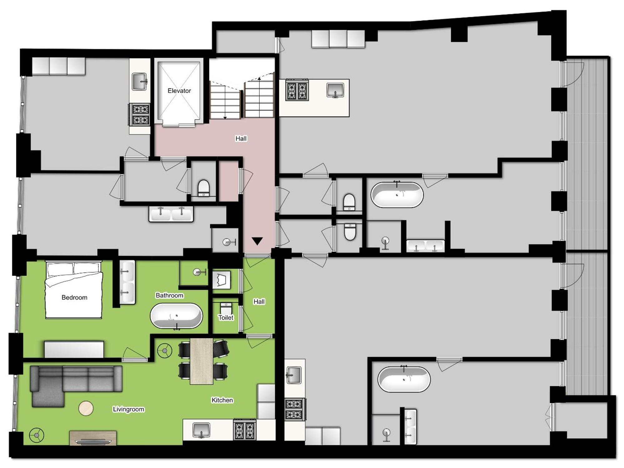 Appartement Stayci Serviced Westeinde *